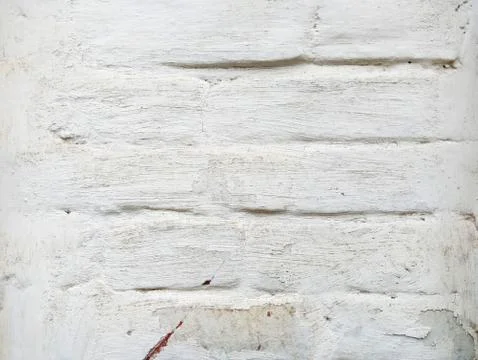 Texture of white brickwork. Stock Photos