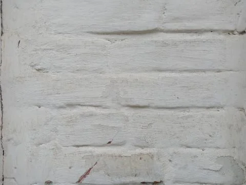 Texture of white brickwork. Stock Photos