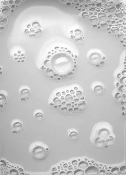 Texture of white bubbles Stock Photos