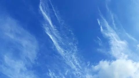 Texture white clouds and blue sky Stock Photos