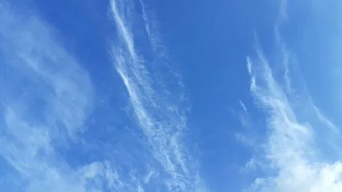 Texture white clouds and blue sky Stock Photos