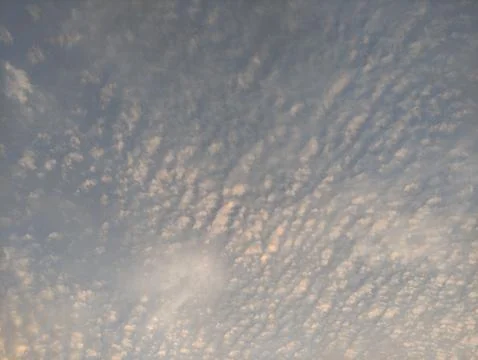 Texture of white clouds in the blue sky Stock Photos