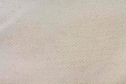Texture of white fabric made of polyester Foto stock