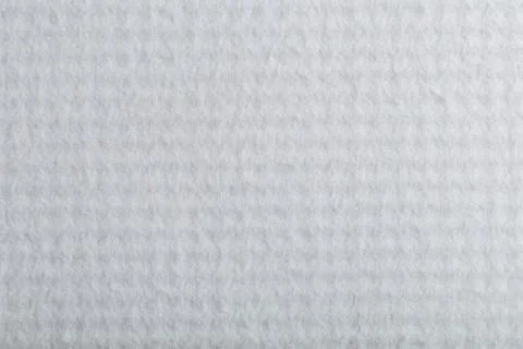 Texture of white fabric with pattern as background, top view Stock Photos