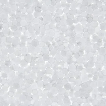 Texture of white foam. Background Polystyrene beads are close together. Stock Photos