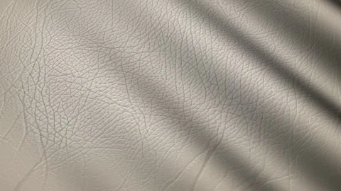 Texture of White Leather, Waves, Background, Unique Design, Exclusive Stock Footage 302182244