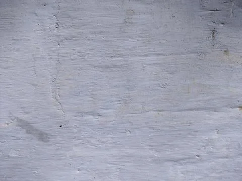 Texture of white plaster on a concrete wall handmade. Old White Wall Texture. Stock Photos