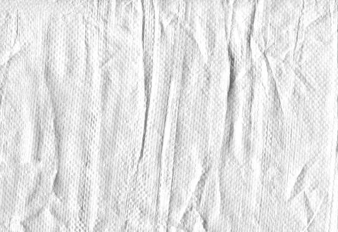 Texture of white polypropylene bag. Stock Photos