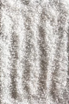 Texture of white salt close-up Stock Photos