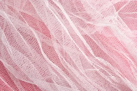 Texture of white tulle Stock Photos