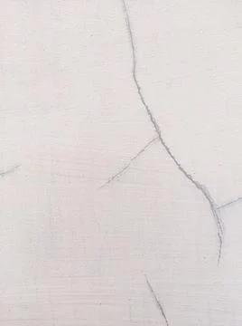 Texture of a white wall with a crack. Foto stock