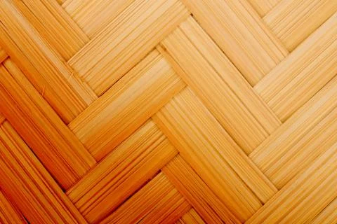 Texture of wicker cane baskets Stock Photos
