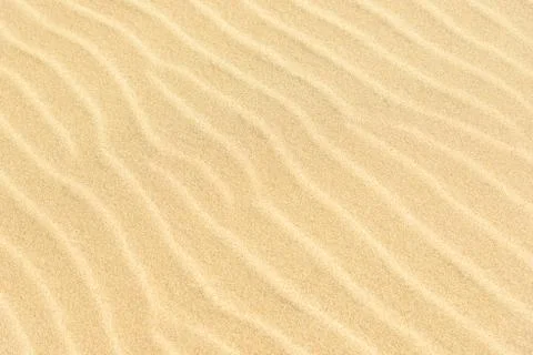 Texture of wind ripples on a sand dune Stock Photos