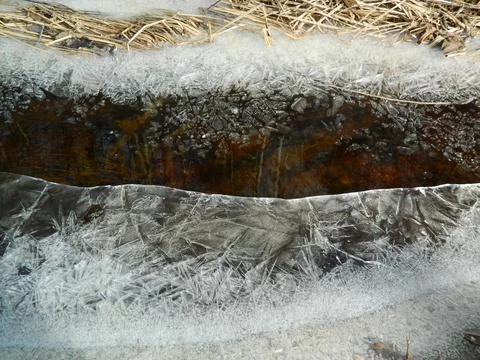 Texture of Winter Stock Photos