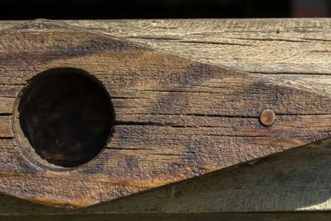 A texture of wood, also suitable as a background Stock Photos