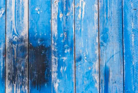 Texture of wood blue panel for background vertical Stock Photos