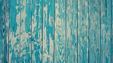 Texture of wood blue panel for background Stock Photos