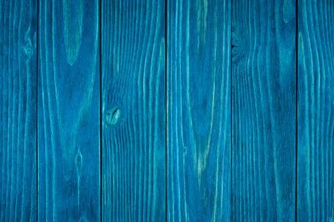 Texture of wood blue panel. Stock Photos
