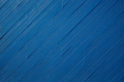 Texture Of Wood Cladding Painted Blue Stock Photos