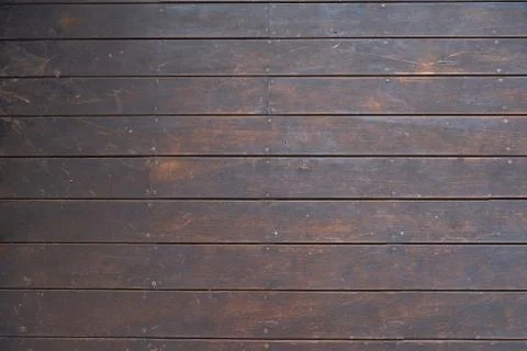 The texture of the wood plank dark Stock Photos