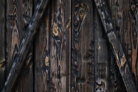The texture of the wooden surface. Stock Photos