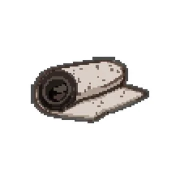 Texture wool carpet pixel art vector illustration Stock Illustration