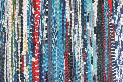 Texture woven carpet Stock Photos