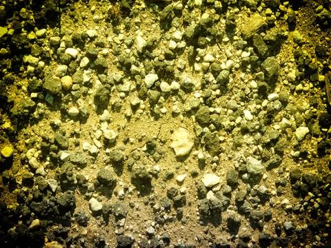 Texture Of Yellow Stone In The Garden 스톡 사진