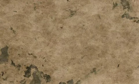 A textured, aged brown surface with irregular dark grey and black splotches.. Stock Photos