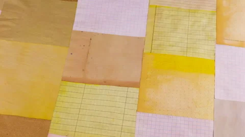 Textured aged parchment background features unique patterns. Stock-Footage 330258630