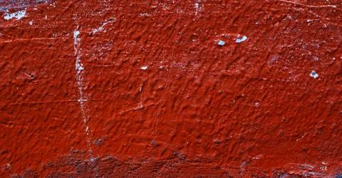 Textured background bright red surface in grunge style close-up with space for Foto stock