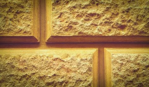 Textured background of decorative stone bricks Stock Photos