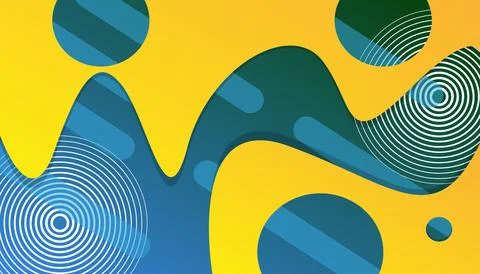 Textured background with different geometric patterns Stock Illustration