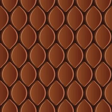 Textured Background With Fish Scale Pattern Illustrazione stock