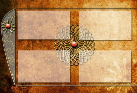 Textured Background MultiFrame Stock Illustration