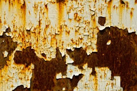 Textured background: old grunge rusty zinc pattern Stock Photos