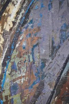 Textured background of paint in cold tone, selective focus Stock Illustration
