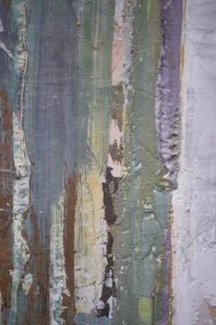 Textured background of paint in cold tone, selective focus Stock Illustration