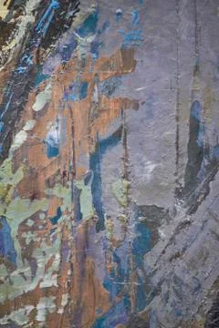 Textured background of paint in cold tone, selective focus Stock Illustration