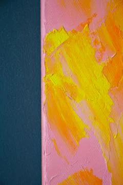 Textured background of paint in warm tones, selective focus Stock Illustration