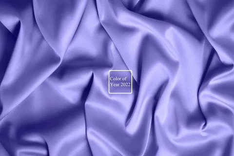 Textured background of purple silk or satin. Color of the Year 2022 Stock Photos