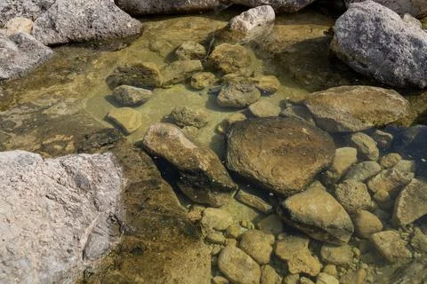 Textured background of the rocks Stock Photos