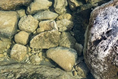 Textured background of the rocks Stock Photos