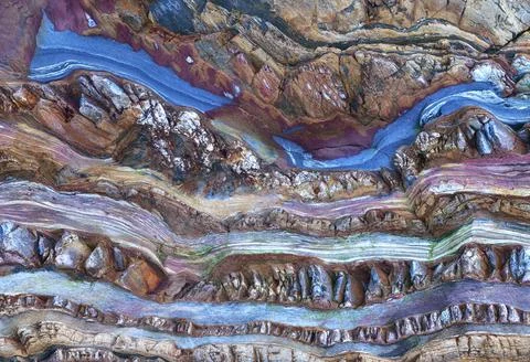 Textured background of rough surface of rock Stock Photos