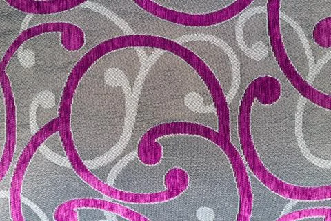 Textured background with violet and gray arabesques Stock Photos