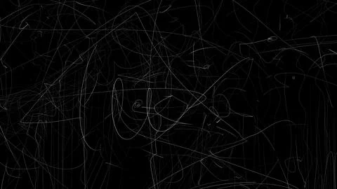 Textured background of white thin lines on black. Stock Illustration