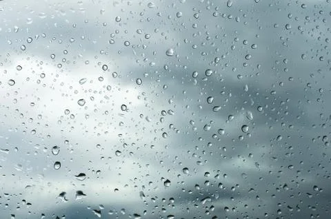 Textured background of window panes with a cloudy background. Natural pattern Stock Photos