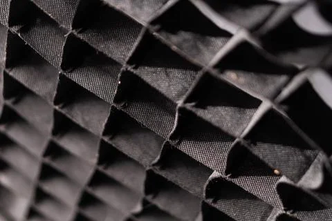 Textured Black Fabric with Geometric Pattern 写真素材