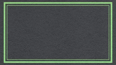 Textured black paper background with light green double frame border and co.. Stock Illustration