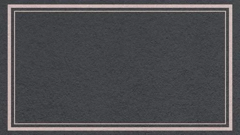 Textured black paper background with light beige double frame border and co.. Stock Illustration